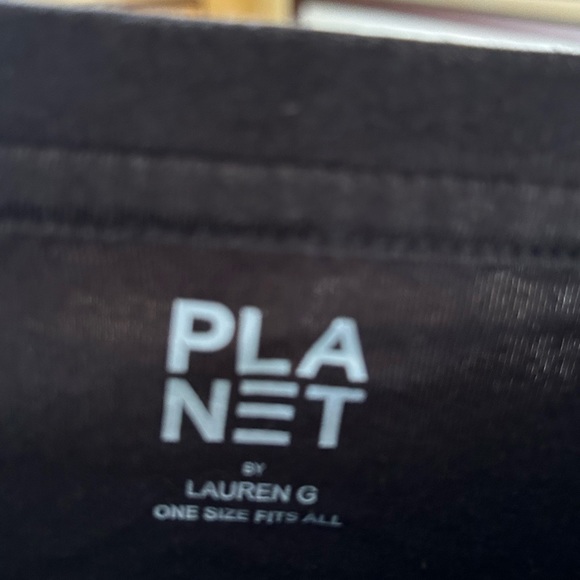 Planet cotton knit top white pokadots at hem & sleeve On Sale - Picture 3 of 3